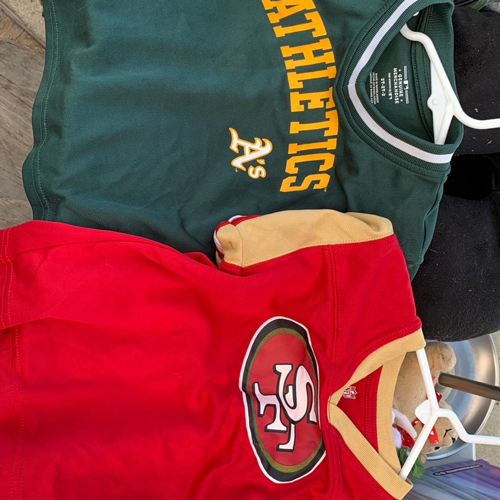 Sports team jersey toddler 2t
